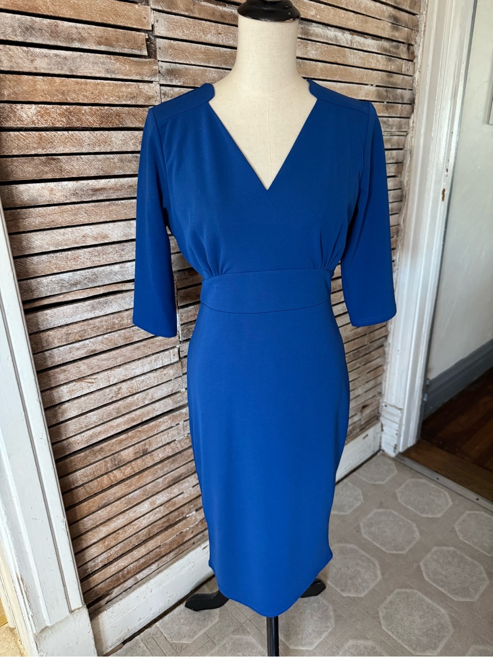 Pinup Dress by Vintage Chic in Royal Blue